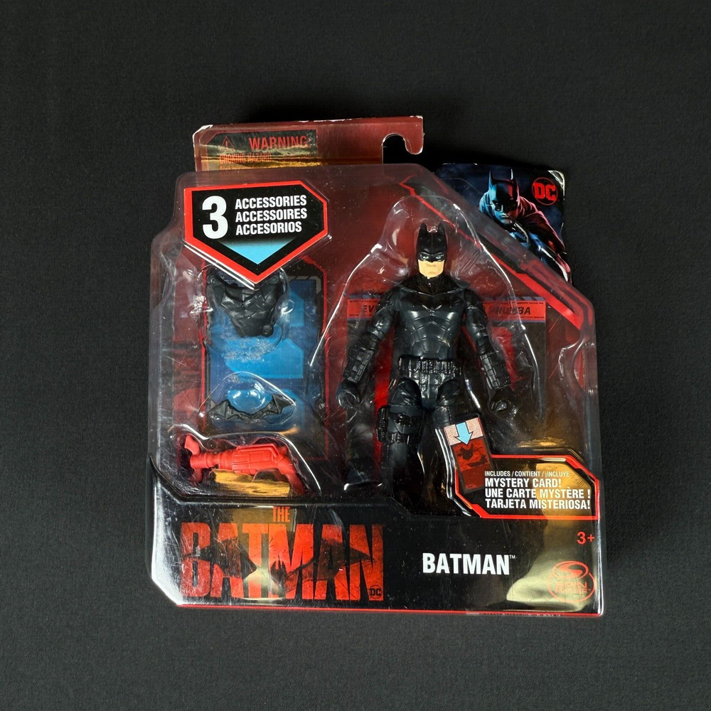 The Batman Batman carded 4” action figure (2022) Spin Master